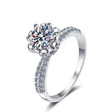 Load image into Gallery viewer, Diamonds Ring with 2.0 or 3.0-carat Round Brilliant VVS in 14K Gold