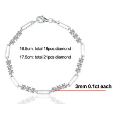 Load image into Gallery viewer, Eterna Diamond™ Tennis Bracelet – Radiant Line Edition Jewelry