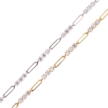 Load image into Gallery viewer, Eterna Diamond™ Tennis Bracelet – Radiant Line Edition Jewelry