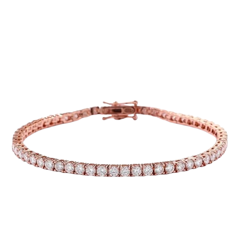 Eterna Diamond™ Classic Round Cut Cuban Bracelet — Premium Finish ✨