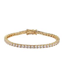 Load image into Gallery viewer, Eterna Diamond™ Classic Round Cut Cuban Bracelet — Premium Finish ✨