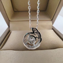 Load image into Gallery viewer, 1.0 Ct.TW Round Brilliant Necklace VVS Diamonds in S-925 in White Gold
