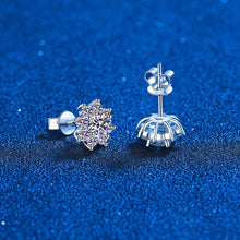 Load image into Gallery viewer, 2.0 Ct.TW Round Briliant VVS Lab Grown Diamond Stud Earrings in 18K