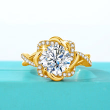 Load image into Gallery viewer, 3.0 Ct Round Brilliant in 925 Sterling Silver Diamond Ring, Prong Set