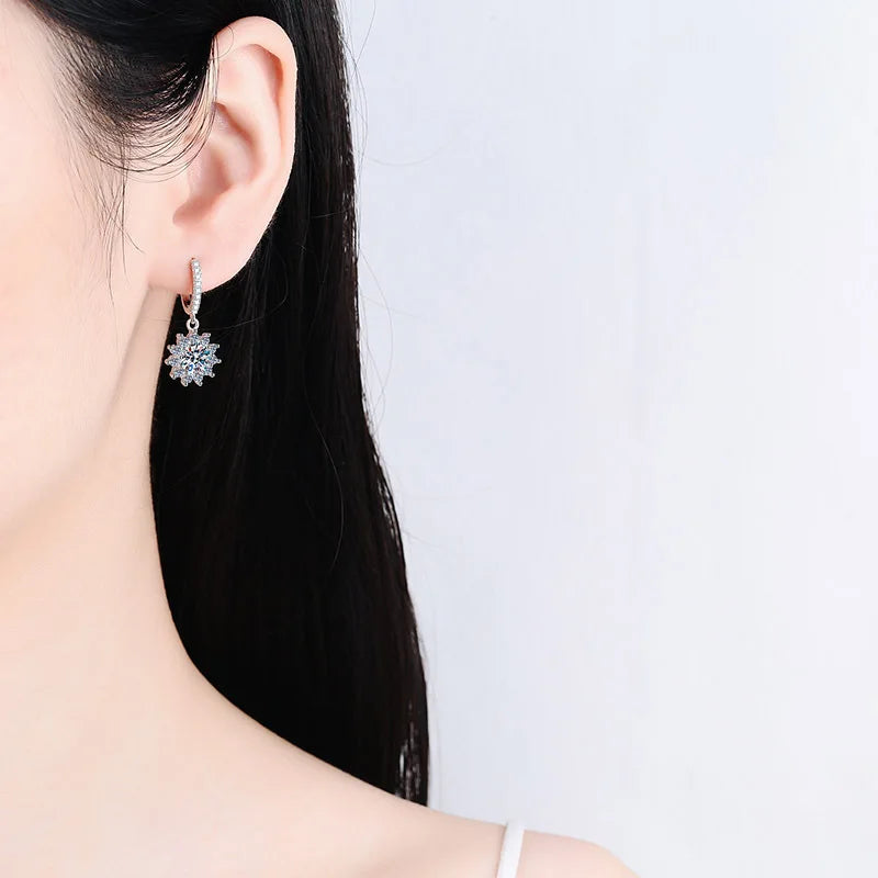 2.0 Ct.TW Round Briliant VVS Lab Grown Diamond Stud Earrings in 18K