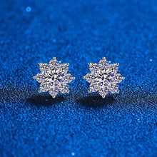 Load image into Gallery viewer, 2.0 Ct.TW Round Briliant VVS Lab Grown Diamond Stud Earrings in 18K