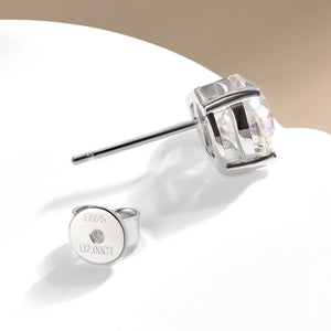 5.0 Ct.TW Pear Brilliant Water Drop Stud Earrings VVS Diamond in 18K