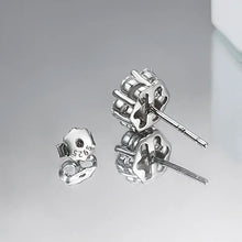 Load image into Gallery viewer, Elegant 18K White Gold Diamond Stud Earrings | 0.84 to 7.0 Ct.TW