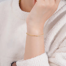 Load image into Gallery viewer, 0.93 Ctw Round Briliant Paperclip Tennis Chain Bracelet D-VVS Diamonds
