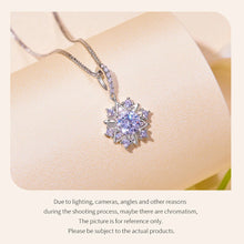 Load image into Gallery viewer, 1.0 Ct.TW Round Brilliant Pendant Necklace D-VVS Diamonds in S-925