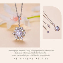 Load image into Gallery viewer, 1.0 Ct.TW Round Brilliant Pendant Necklace D-VVS Diamonds in S-925