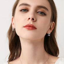 Load image into Gallery viewer, 1.0 Ct.TW Round Brilliant Double Side Stud Earrings D-VVS Diamond