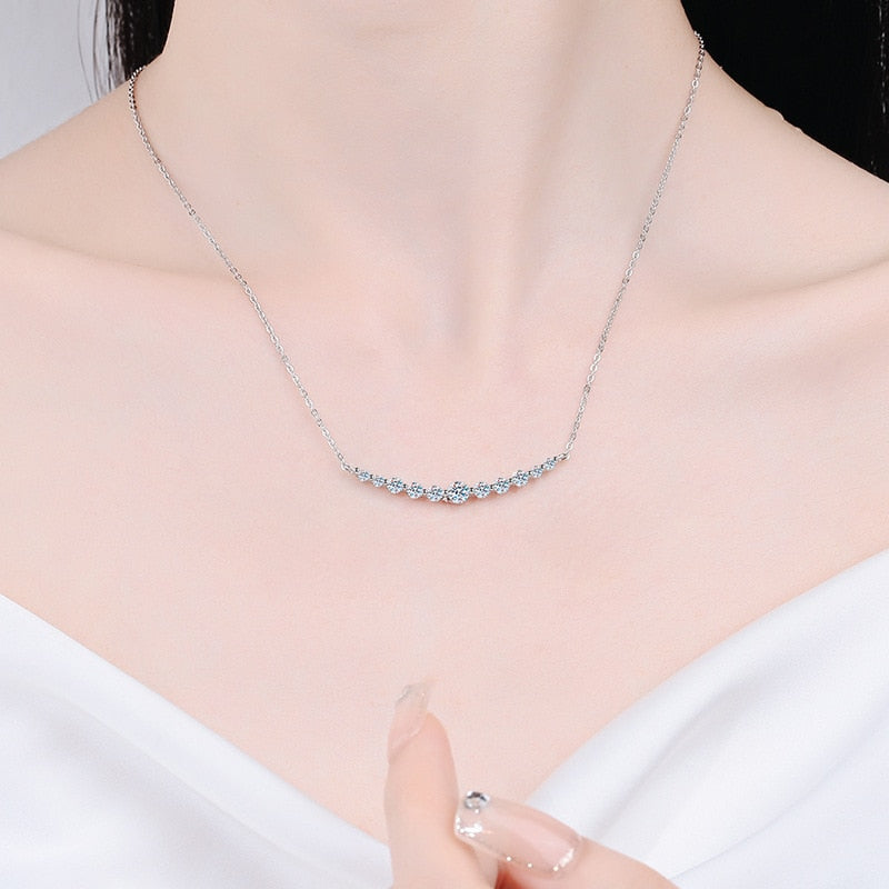 1.1 Ct.TW Round Brilliant Lab Diamond Pendant Necklace in Gold Options