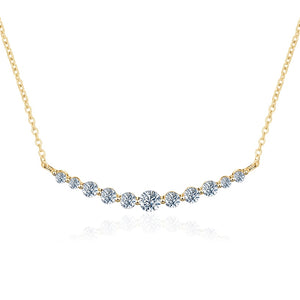 1.1 Ct.TW Round Brilliant Lab Diamond Pendant Necklace in Gold Options