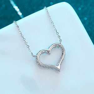 2.0 Ctw Round Brilliant VVS Diamond Pendant Necklace in 18K White Gold