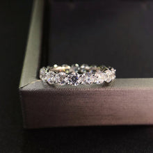 Load image into Gallery viewer, Elegant 5.0-Carat &amp; 2.2-Carat Diamond Rings in White Gold | 925 Silver
