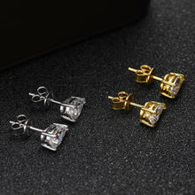 Load image into Gallery viewer, 5.0 Ct.TW Pear Brilliant Water Drop Stud Earrings VVS Diamond in 18K