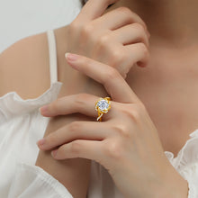 Load image into Gallery viewer, 3.0 Ct Round Brilliant in 925 Sterling Silver Diamond Ring, Prong Set