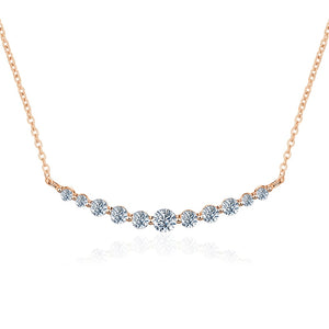 1.1 Ct.TW Round Brilliant Lab Diamond Pendant Necklace in Gold Options