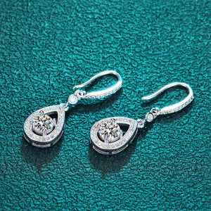 1.0 Ct. Diamond Stud Earrings – S-925 Sterling Silver in White Gold