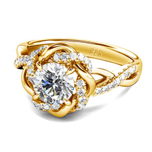 Load image into Gallery viewer, 3.0 Ct Round Brilliant in 925 Sterling Silver Diamond Ring, Prong Set