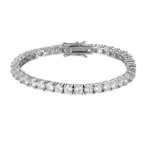 Load image into Gallery viewer, 18K Yellow Gold 0.50 Ct Round Brilliant Tennis Bracelet 37 Diamonds