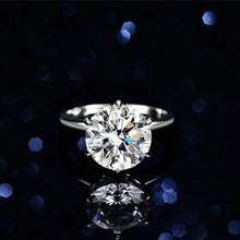 Load image into Gallery viewer, Elegant 5.0-Carat &amp; 2.2-Carat Diamond Rings in White Gold | 925 Silver