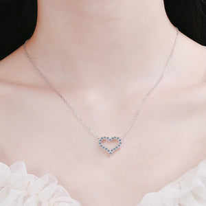 2.0 Ctw Round Brilliant VVS Diamond Pendant Necklace in 18K White Gold