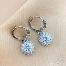 Load image into Gallery viewer, Elegant Diamond Drop Earrings in 18K White Gold – 2.0 to 4.0 Ct.TW