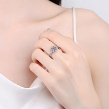 Load image into Gallery viewer, 1.0 Ct.TW Round Brilliant Lab Diamond Ring with 24 Sona Diamond Pink