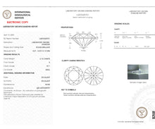 Load image into Gallery viewer, Natural Diamond Ring 0.5 Ct to 2.0 Ct - 14K White Gold, VS1, EF Color