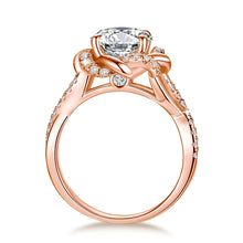 Load image into Gallery viewer, 3.0 Ct Round Brilliant in 925 Sterling Silver Diamond Ring, Prong Set