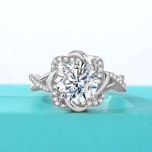 Load image into Gallery viewer, 3.0 Ct Round Brilliant in 925 Sterling Silver Diamond Ring, Prong Set