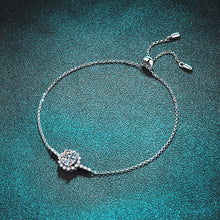 Load image into Gallery viewer, S-925 Diamonds Bracelet with 1.14 Ct.TW Round Brilliant in White Gold