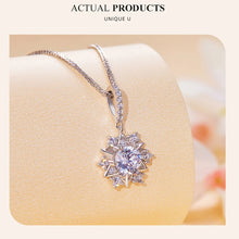 Load image into Gallery viewer, 1.0 Ct.TW Round Brilliant Pendant Necklace D-VVS Diamonds in S-925