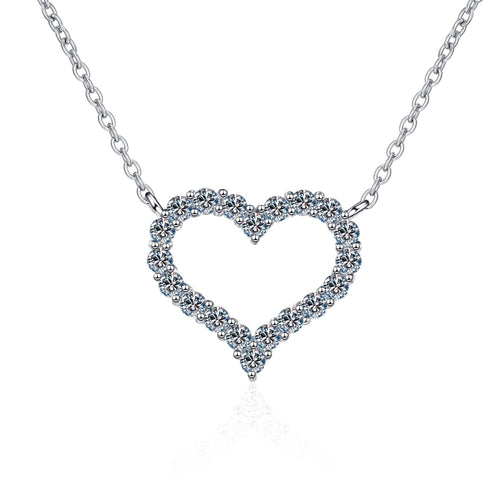 2.0 Ctw Round Brilliant VVS Diamond Pendant Necklace in 18K White Gold