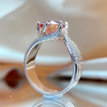 Load image into Gallery viewer, Pink Emerald Brilliant 3.0 Ct.TW Diamond Cocktail Ring in Rose Gold