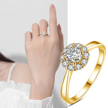 Load image into Gallery viewer, Exquisite Yellow Gold Diamond Ring with Round Brilliant Cut, 1.5 Ct.TW