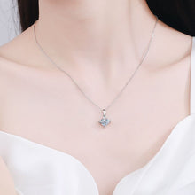 Load image into Gallery viewer, 2.0-carat Princess Brilliant VVS Lab Created Diamond Pendant Necklace