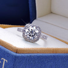 Load image into Gallery viewer, White Gold 0.5 to 3 Ct.TW Round | Princess Brilliant Diamond Ring