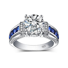 Load image into Gallery viewer, 2.0–3.0 Ct.TW Round Brilliant Diamond Ring in 14K White or Yellow Gold