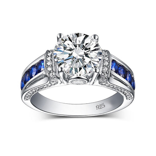 2.0–3.0 Ct.TW Round Brilliant Diamond Ring in 14K White or Yellow Gold