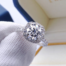 Load image into Gallery viewer, White Gold 0.5 to 3 Ct.TW Round | Princess Brilliant Diamond Ring