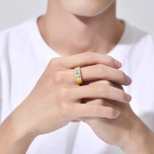 Load image into Gallery viewer, 1.2 Ct.TW Princess Briliant VVS Diamond Engagement Ring in Gold Options
