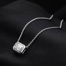 Load image into Gallery viewer, 2.0 Ct.TW Emerald Brilliant VVS Diamond Necklace in 18K Gold Options