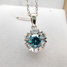 Load image into Gallery viewer, 1.0 Ct.TW Round Diamond Necklace Multiple Color Options in White Gold