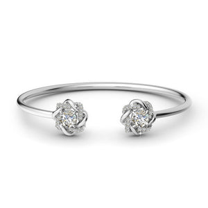 2.0 Ct.TW Round Brilliant VVS Diamond Bracelet in 18K Gold Options