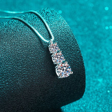 Load image into Gallery viewer, Diamond Pendant Necklace in White Gold, 1.8 Ct.TW Total Carat Weight