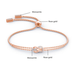 0.2 Ct.TW Round Brilliant VVS Diamonds Bracelet in 18K Gold Options