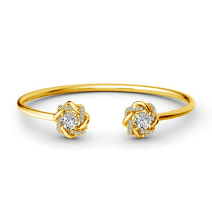 2.0 Ct.TW Round Brilliant VVS Diamond Bracelet in 18K Gold Options